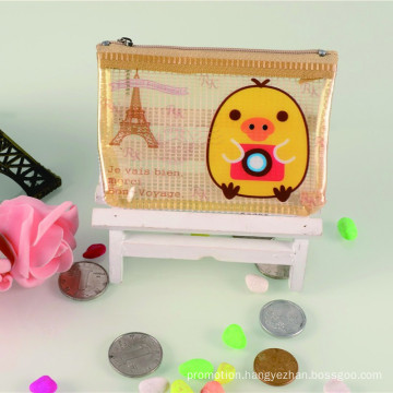 Popular plastic printed cheap promotional mini coin wallet